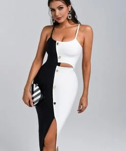 Bellabarnett Ugo Midi Bandage Dress