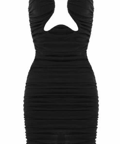 Bellabarnett Joy Cut-out Ruched Mini Bodycon Dress