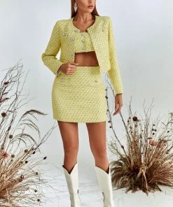 Bellabarnett Susie Weave Three Piece Set CLOTHING