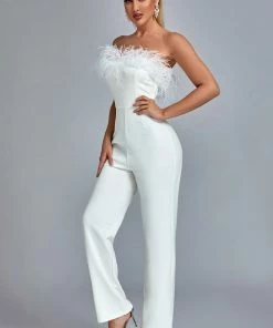 Bellabarnett Jill Feather Jumpsuit