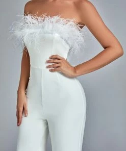 Bellabarnett Jill Feather Jumpsuit