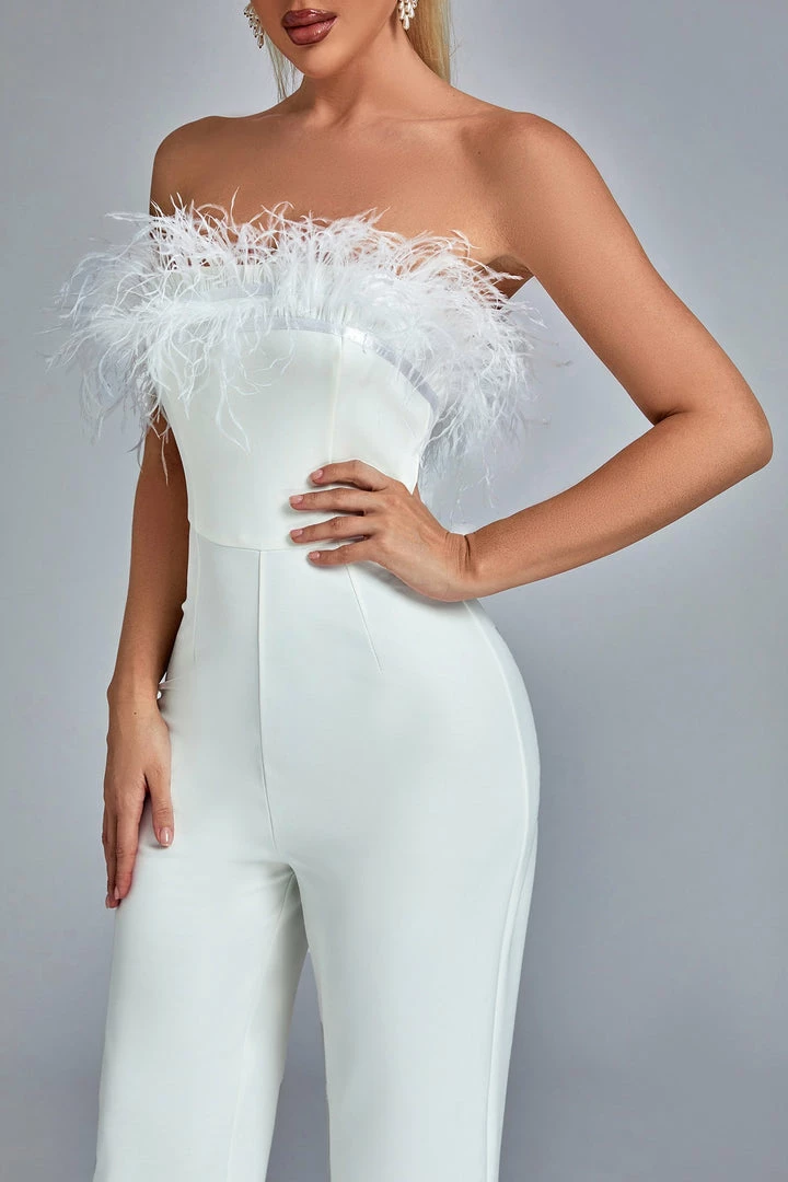 Bellabarnett Jill Feather Jumpsuit