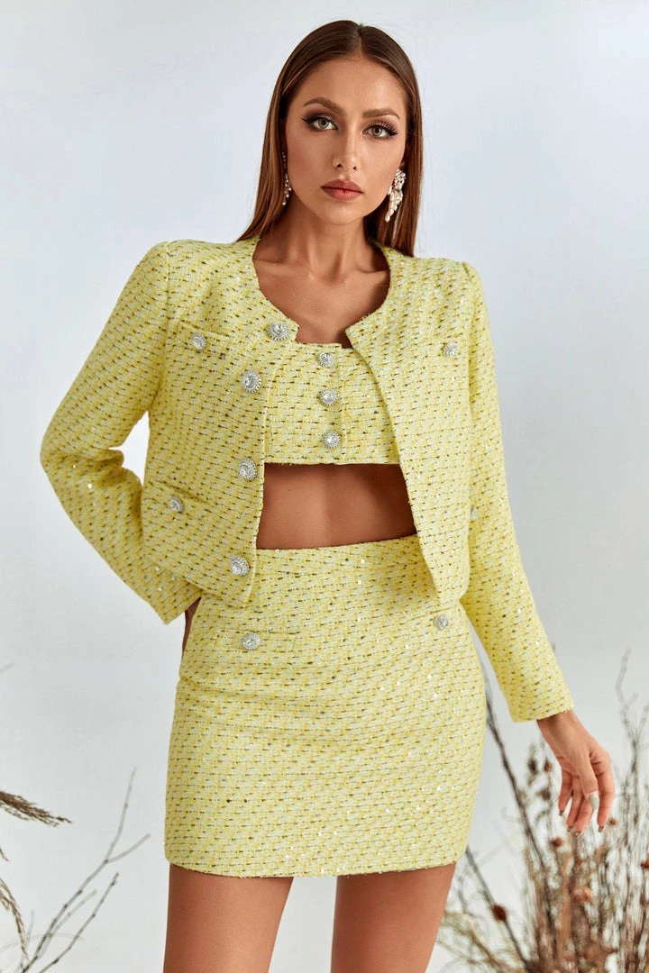 Bellabarnett Susie Weave Three Piece Set CLOTHING
