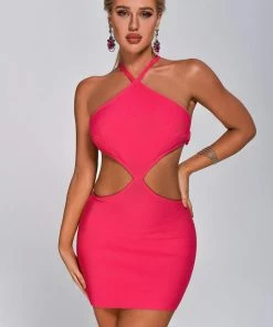 Bellabarnett CLOTHING Alausa Cutout Mini Bandage Dress