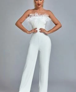 Bellabarnett Jill Feather Jumpsuit