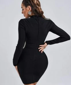 Tracking CLOTHING Shanice Cutout Mini Bandage Dress