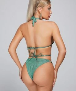 Bellabarnett CLOTHING Nella Diamonate Bikini - Green