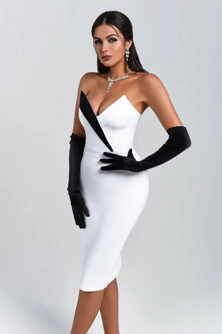 Bellabarnett Jeus Midi Bandage Dress