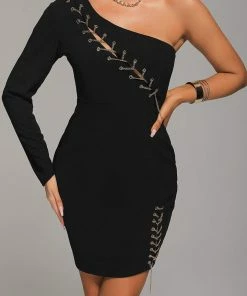 Bellabarnett CLOTHING Astrid One Shoulder Mini Dress