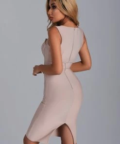 Bellabarnett Margo Corset Midi Bandage Dress CLOTHING