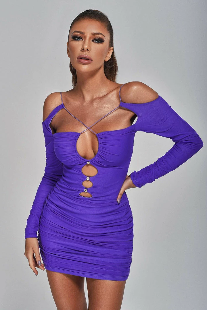 Bellabarnett Andrea Cutout Mini Bodycon Dress CLOTHING