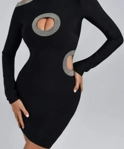 Tracking CLOTHING Shanice Cutout Mini Bandage Dress