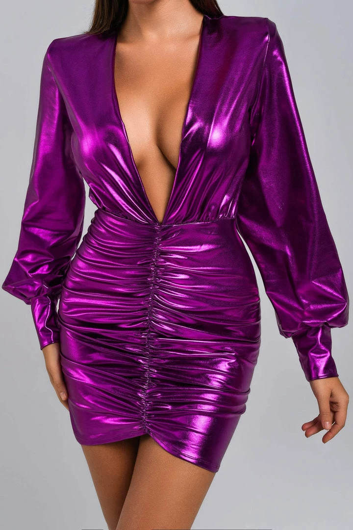 Bellabarnett Micaela Ruched Mini Dress