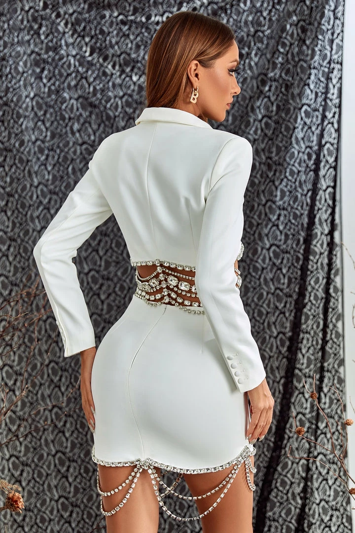 Bellabarnett CLOTHING Katherine Crystal Set - White