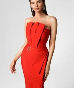 Bellabarnett CLOTHING Sheath Midi Bandage Dress