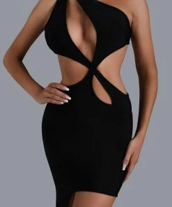 Bellabarnett CLOTHING Sadie Cutout One Shoulder Bandage Dress