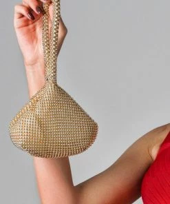 Bellabarnett CLOTHING SIyafa Triangle Mini Bag - Gold