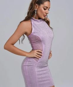 Tracking CLOTHING Becca Diamonate Mini Dress