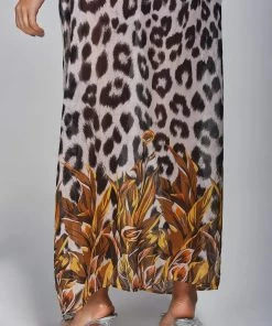 Bellabarnett Aoife Leopard Beach Cover CLOTHING