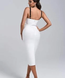 Tracking Damo Midi Bandage Dress CLOTHING