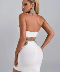 Bellabarnett CLOTHING Varna Cutout Mini Bandage Dress