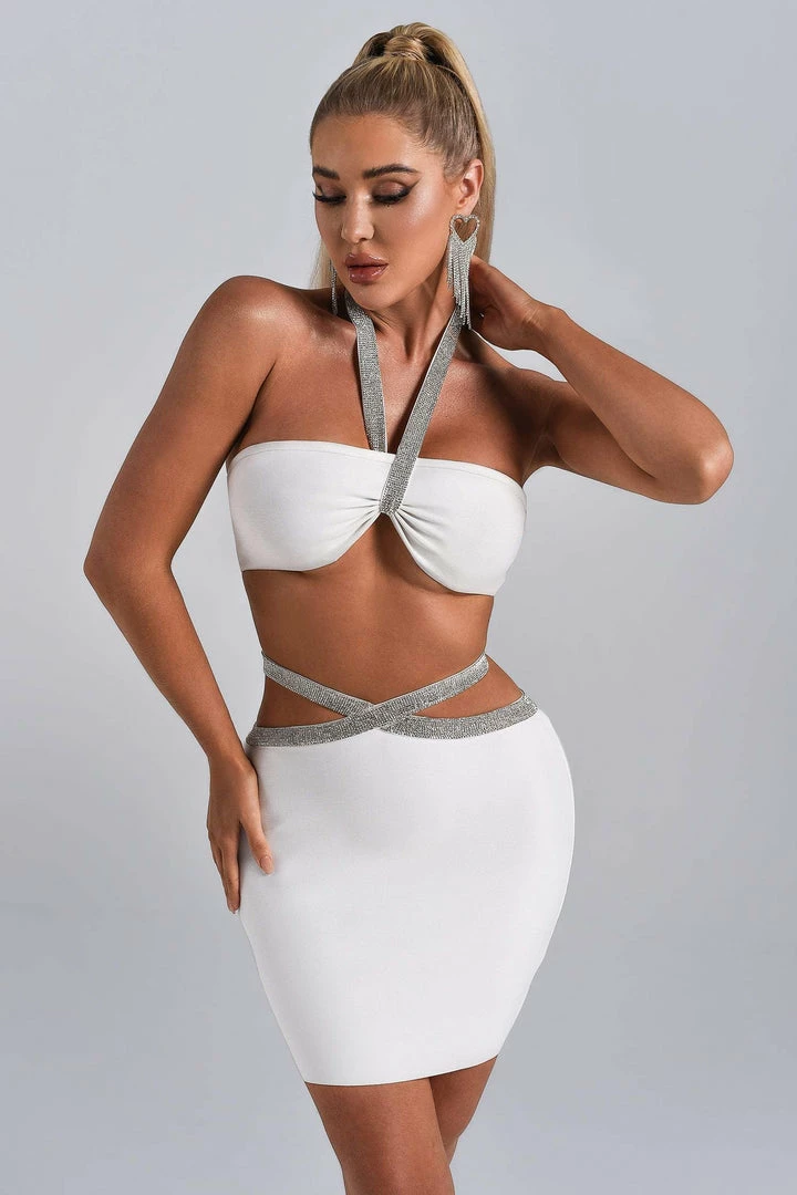 Bellabarnett CLOTHING Varna Cutout Mini Bandage Dress