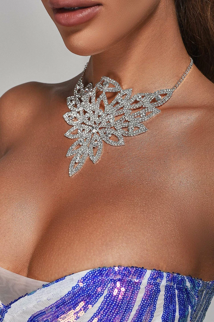 Bellabarnett CLOTHING Aracely Rhinestone Necklace