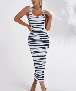 Bellabarnett CLOTHING Inaya Cutout Midi Bandage Dress