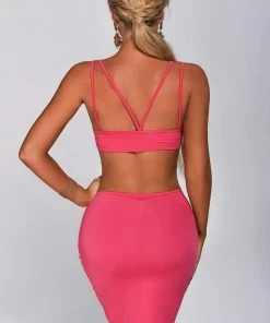 Bellabarnett Alana Cutout Midi Bandage Dress CLOTHING