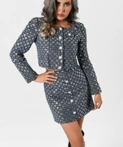 Bellabarnett Zehra Sequin Blazer Set