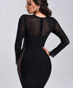 Bellabarnett Bvo Diamonate Mini Bandage Dress CLOTHING