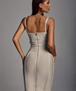 Bellabarnett Stella Dress - Beige