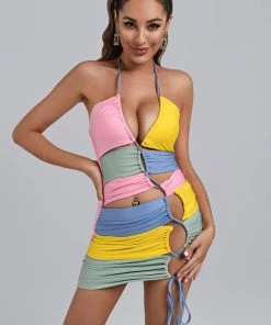 Tracking CLOTHING Tori Halter Mini Dress