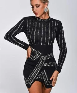 Bellabarnett Alikia Embellished Mini Dress