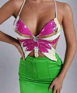 Bellabarnett Amina Sequin Top CLOTHING