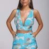 Bellabarnett CLOTHING Britt Jacquard Set - Blue