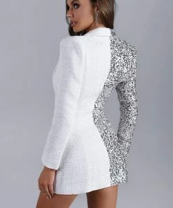 Bellabarnett Henne Sequin Mini Blazer Dress