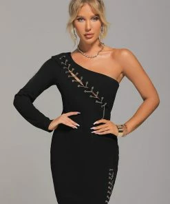 Bellabarnett CLOTHING Astrid One Shoulder Mini Dress