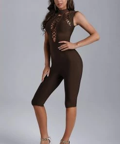 Bellabarnett Matilda Bandage Jumpsuit CLOTHING