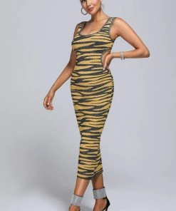 Tracking Becka Jacquard Midi Bandage Dress