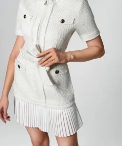 Bellabarnett Fannie Tweed Coat Mini Dress