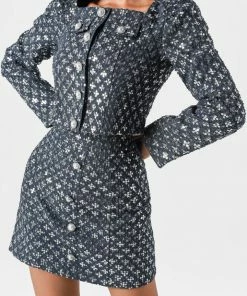 Bellabarnett Zehra Sequin Blazer Set