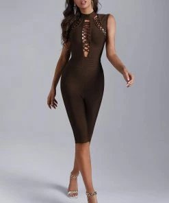 Bellabarnett Matilda Bandage Jumpsuit CLOTHING