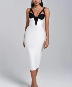 Tracking Damo Midi Bandage Dress CLOTHING
