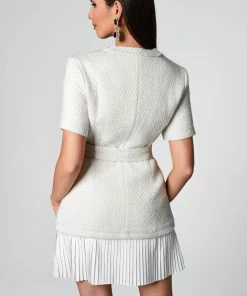 Bellabarnett Fannie Tweed Coat Mini Dress