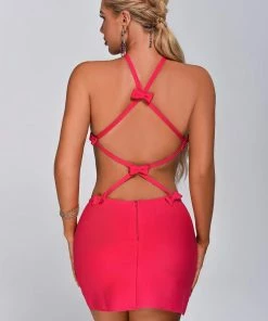 Bellabarnett CLOTHING Alausa Cutout Mini Bandage Dress