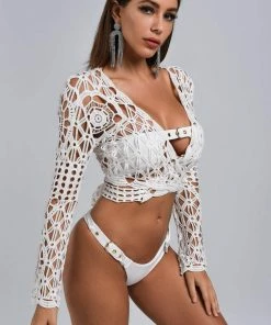 Bellabarnett CLOTHING Selly Weave Wrap Top