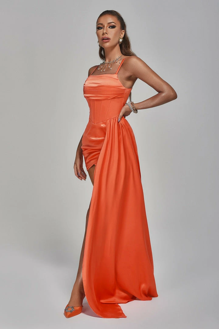 Bellabarnett Satin Corset Mini Dress