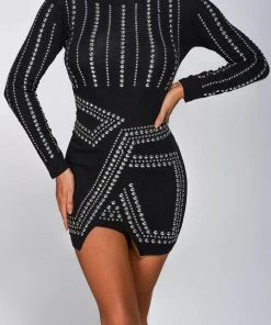 Bellabarnett Alikia Embellished Mini Dress