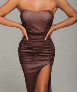 Bellabarnett CLOTHING Arete Mesh Midi Dress